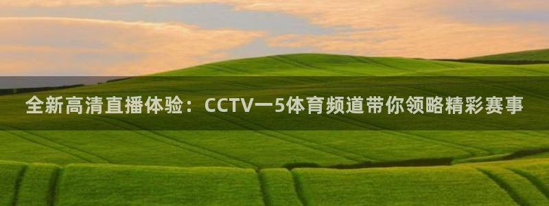 西瓜看球足球直播在线观看：全新高清直播体验：CCTV一5体育频道带你领略精彩赛事