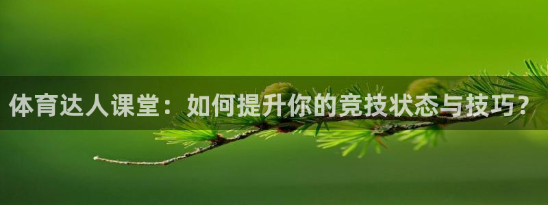 西瓜看球app官网入口：体育达人课堂：如何提升你的竞技状态与技巧？